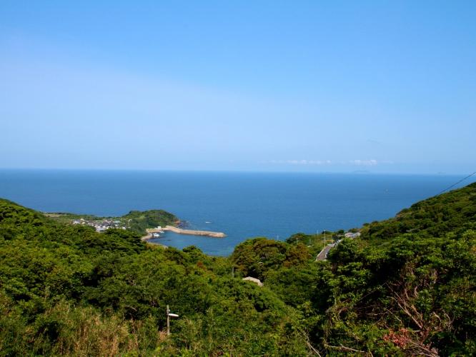 五島の海を一望