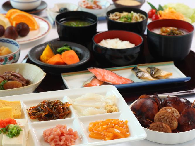 朝食ブッフェイメージ（和食）<BR>全60品以上バラエティ豊かな和洋朝食ブッフェ