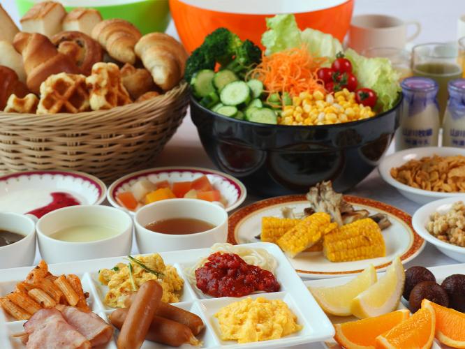 朝食ブッフェイメージ（洋食）<BR>全60品以上バラエティ豊かな和洋朝食ブッフェ