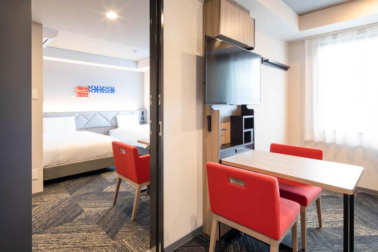 【コネクティングルーム】ご家族や友達同士のご宿泊におすすめ!最大大人4名様でご宿泊いただけます