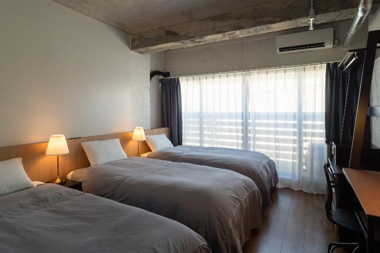 【お部屋】モデレートトリプル／21平米／3名迄／禁煙