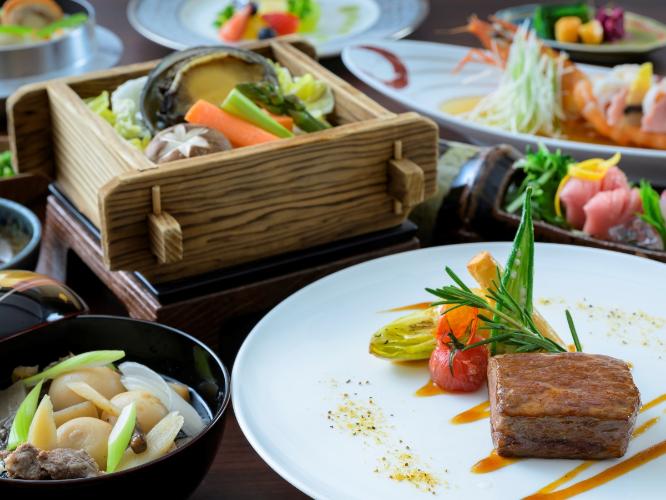 【ステーキ会席】お肉好きにはたまらない！ジューシーな山形牛をステーキでお召し上がりください。