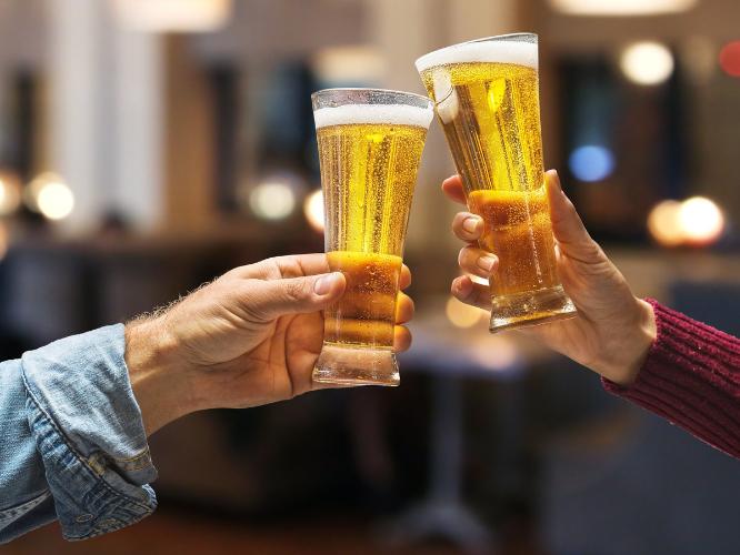 アルコール飲み放題付きプランが断然お得です。※イメージ
