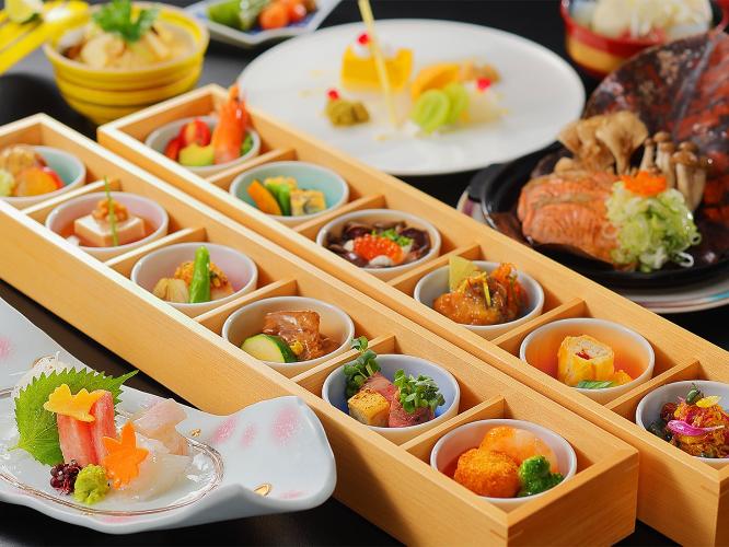 【口福旬彩会席】少しずつ多彩な料理を楽しめるコースです。　※イメージ
