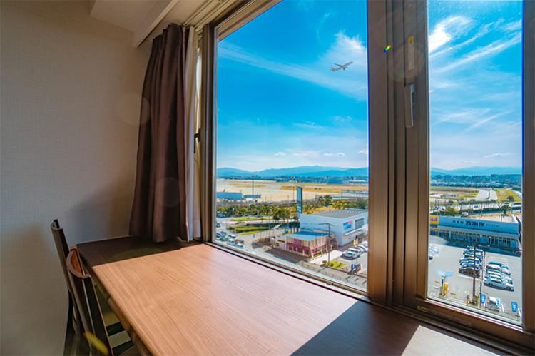 客室からの風景です。