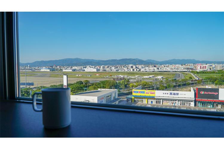 客室からの風景です。