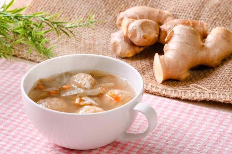 【高知限定】生姜の国内生産量日本一の高知県。心も身体も温まる生姜スープをお召し上がりください。