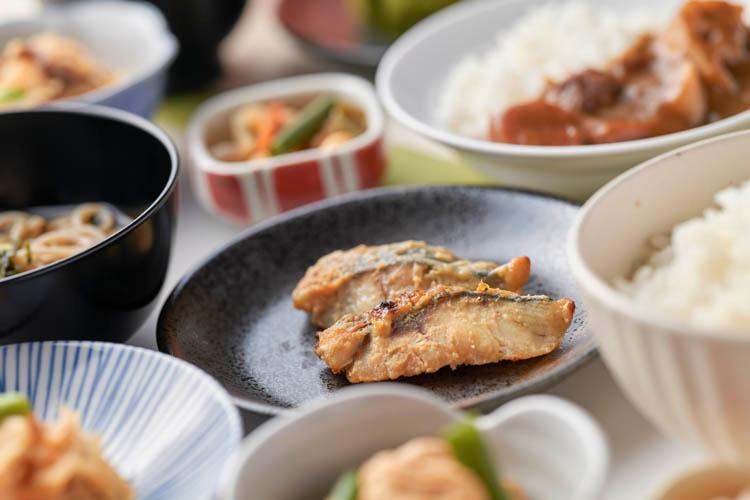 おばんざい一例　日替わり5種のおばんざい