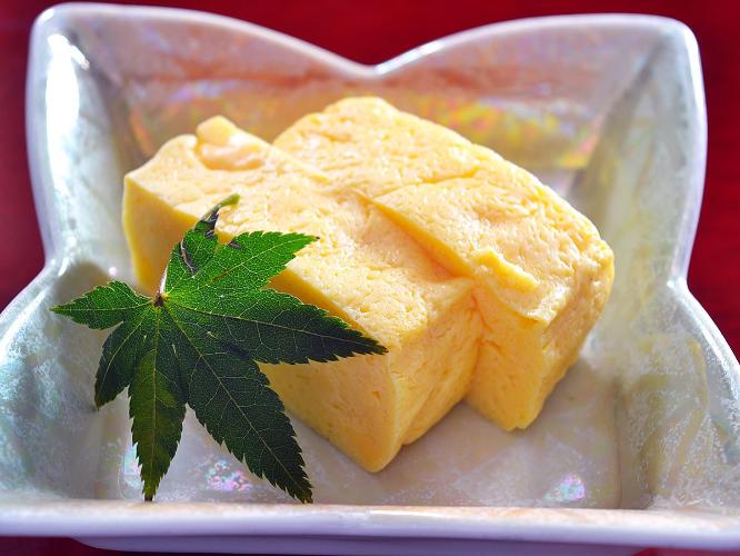 ≪朝食バイキング≫長崎らしく、ほんのりと甘い玉子焼です。