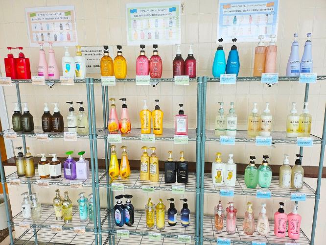 ◆大浴場（女性）のシャンプーバー