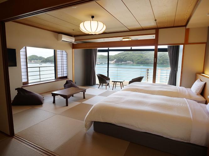 スタンダード和ベッドツイン2間 内風呂あり　※客室の一例