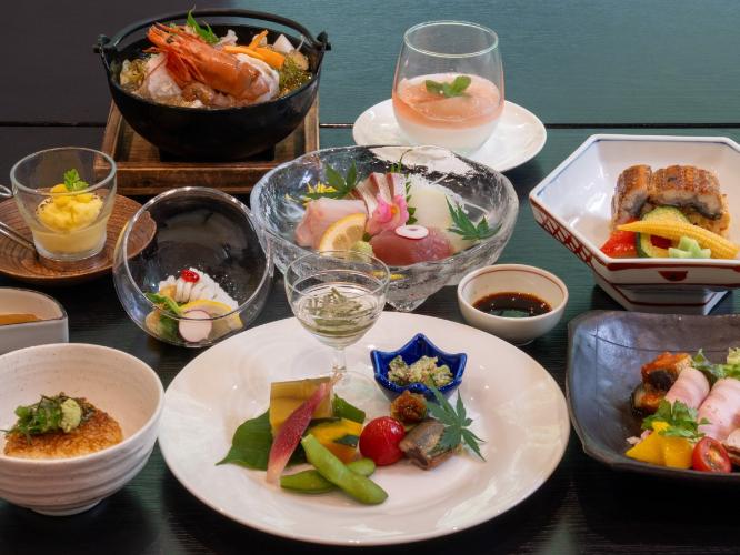 料理長お勧めの季節の会席イメージ（2025年7月-8月）
