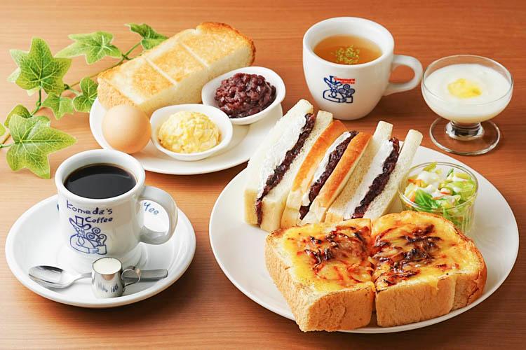 ■コメダ珈琲店の選べる朝食■ホテルに宿泊したお客様だけが選べる5種類のオリジナルセットメニュー