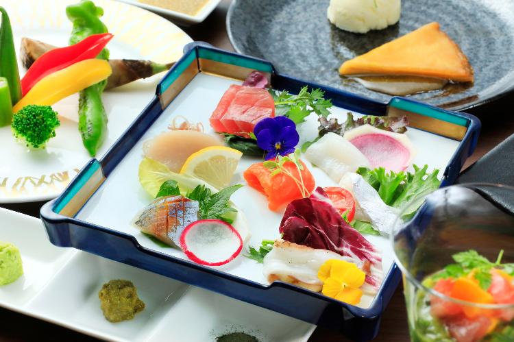 九州旬魚のカルパッチョ