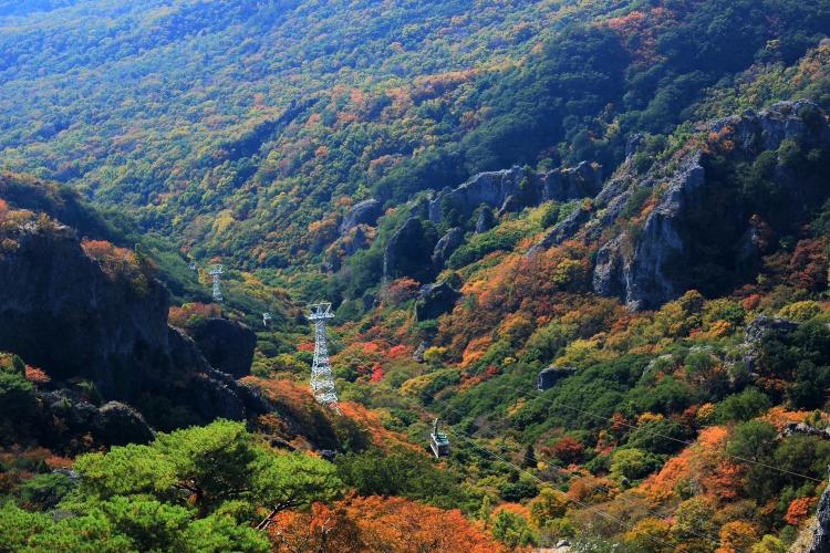 秋の寒霞渓