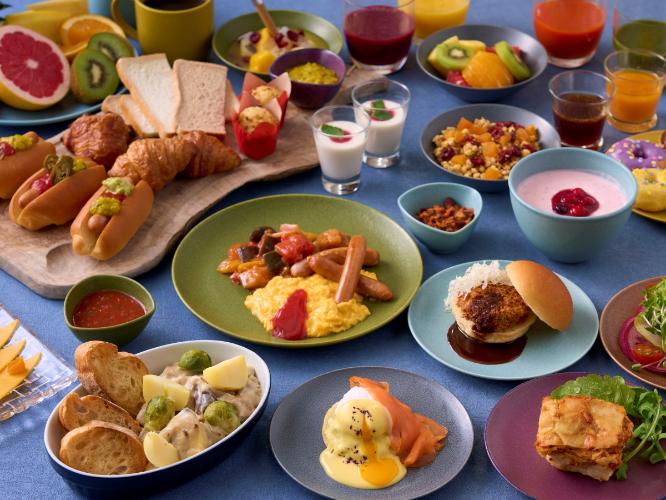 朝食ブュッフェ（イメージ)