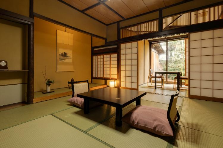 【松寿庵】温泉露天風呂付き和室（お部屋の一例）