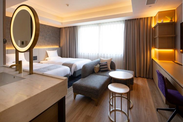 ツインルーム（30平米・ベッド幅120cm×2台）