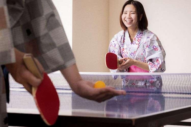 温泉に来たら卓球は欠かせません！湖畔亭で繰り広げる白熱の勝負！