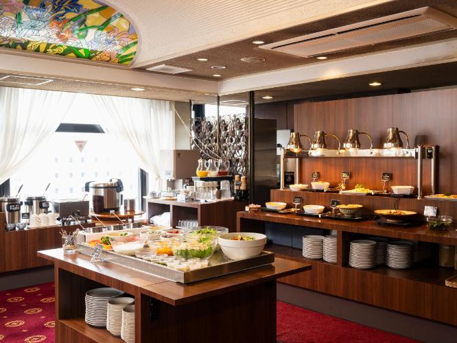 【朝食】和洋ブッフェの朝食会場