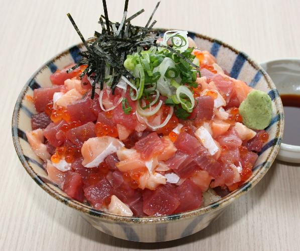 朝食バイキングの海鮮