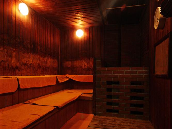 離れた体をサウナでリフレッシュ！大浴所に併設しています。