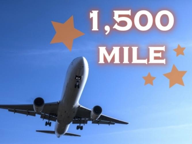 1500マイル付きプラン!