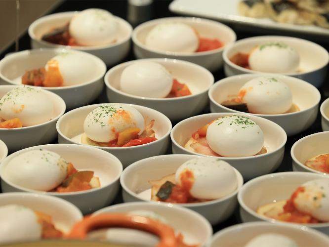 朝食ブッフェ　卵料理イメージ