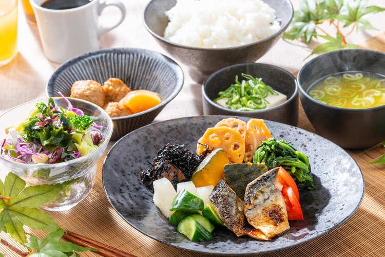 朝食ビュッフェ一例