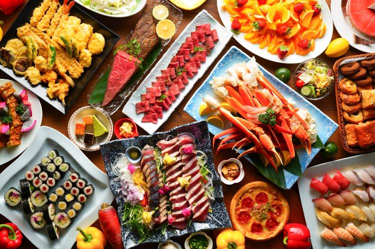 【エグゼクティブバイキング】シェフ実演!ライブキッチン厳選したおおいた和牛など獲れたての幸を贅沢に