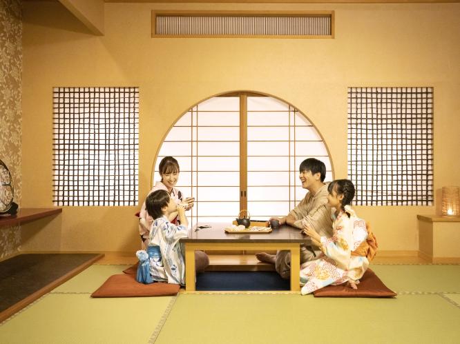 スタンダード和室4名定員(高窓のみ) ※客室の一例