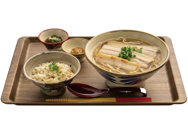 「いつでも朝ごはん」沖縄そば　メニュー6種　営業時間：6：30～14：00（L.O/13：30）