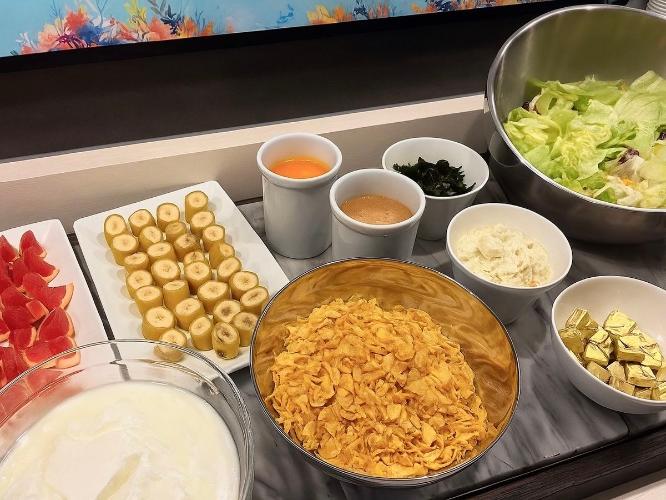 朝食ビュッフェ
