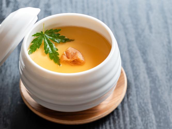 南高梅の茶碗蒸し　※イメージ