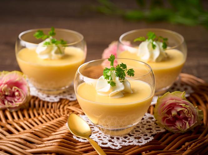 有田みかんプリン　※イメージ