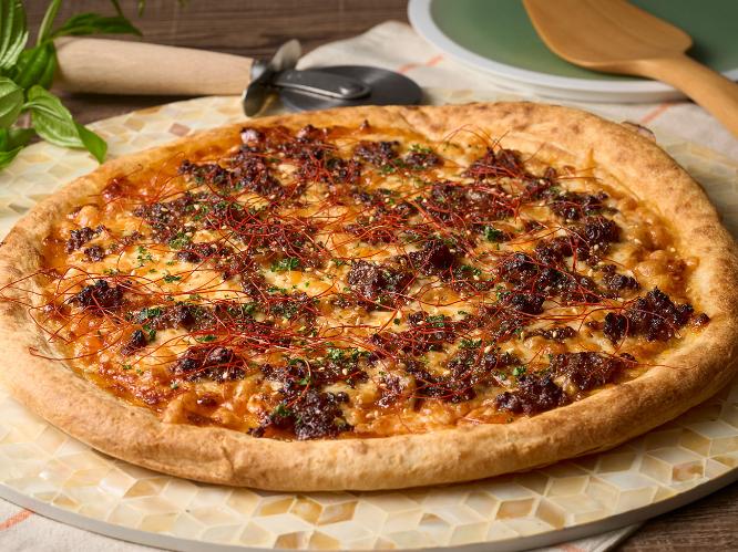 熊野牛のピザ　※イメージ