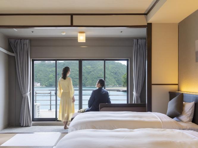 スタンダード和ベッドツイン 内風呂あり　※客室の一例