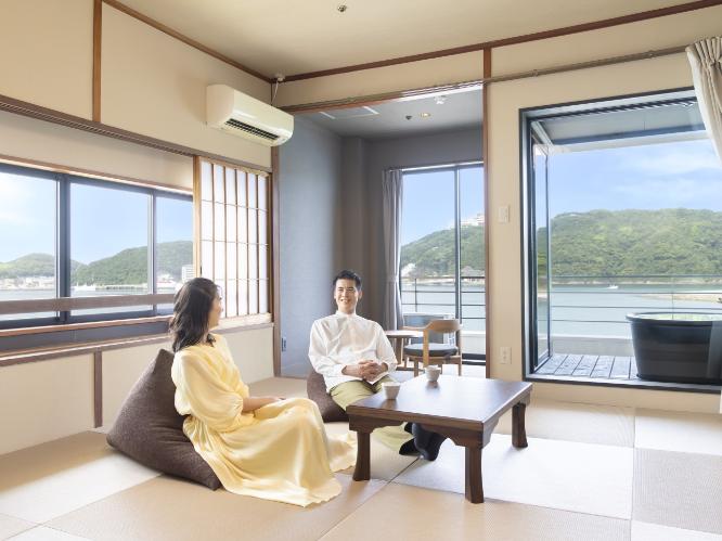 スタンダード露天風呂付和室 内風呂あり　※客室の一例