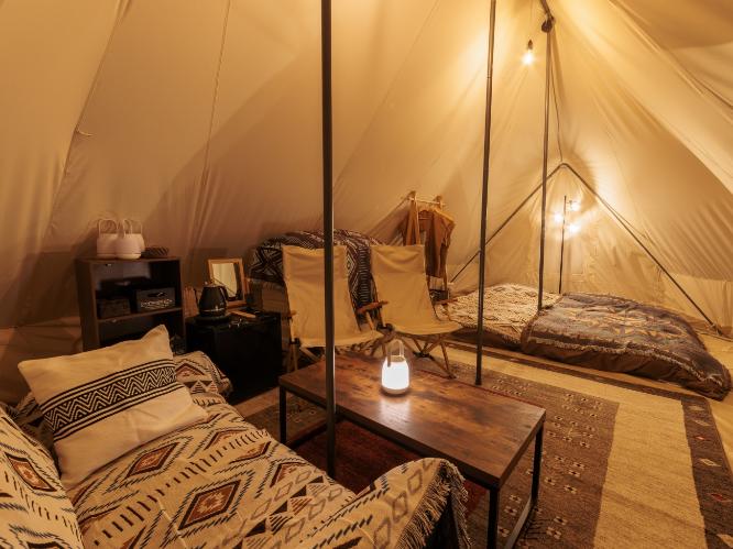 グランピングエリア　※客室の一例