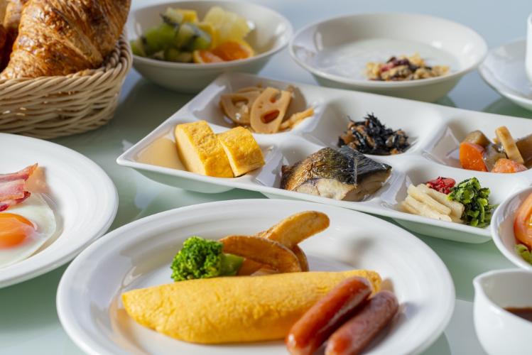 朝食ビュッフェ