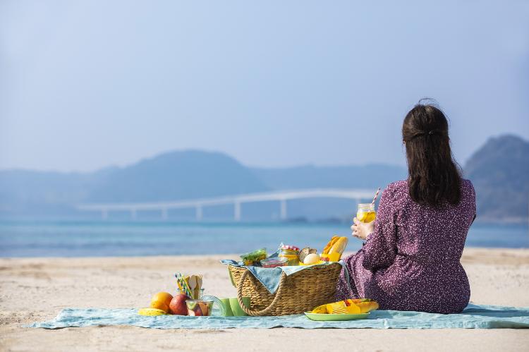 お天気の良い日はテラス席で朝食♪【朝食ビュッフェ】