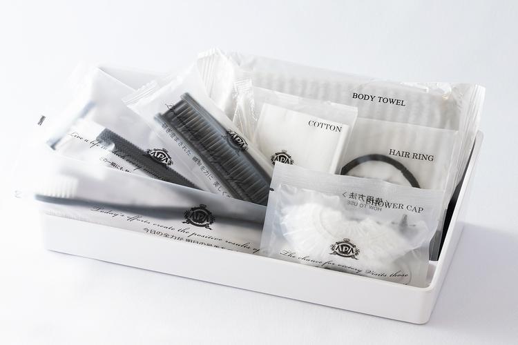 環境に配慮した素材を使用したハイグレードアメニティセット
