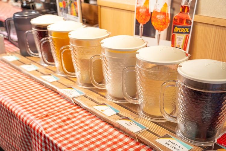 ドリンクも豊富にご用意しております。