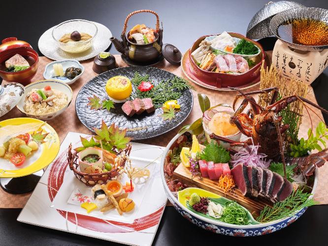 「土佐旬景秋会席〜安芸・室戸の恵み編〜」地物伊勢海老に土佐ジローなど厳選された秋食材を堪能する和会席