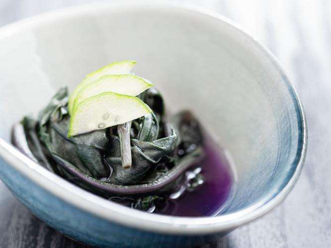 金時草ときゅうりの酢の物（ご当地グルメ）　※イメージ