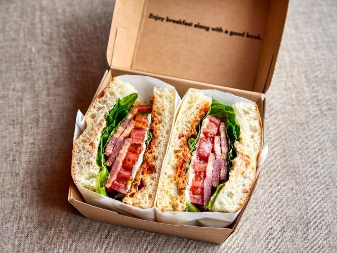 Breakfast Delivery｜BLTサンド（スープ、サラダ、ドリンクセット）※イメージ