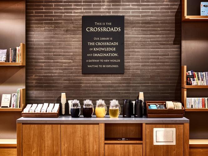THE LIBRARY | the crossroads｜24時間ご利用いただけるドリンクサービス