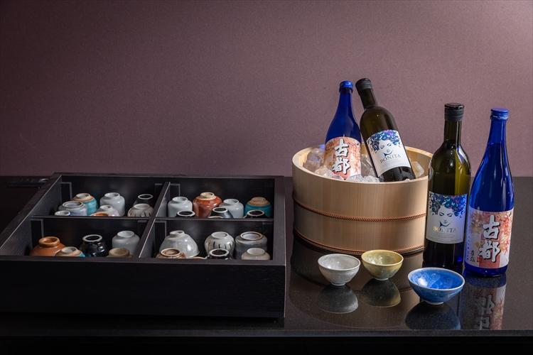 1Fロビーラウンジにて、京都由来の日本酒をご用意