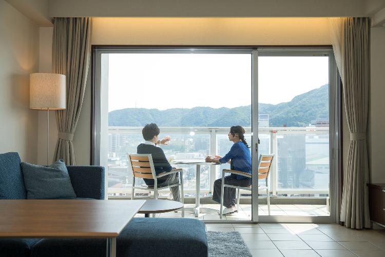 観光地、函館で暮らすように過ごす。