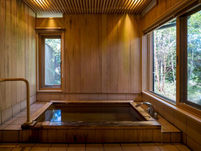 温泉内湯・中庭テラス付 和洋室「埴生」/1F